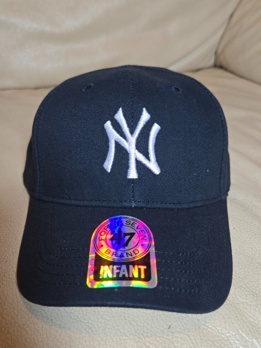 47 Brand INFANT Baby New York Yankees Blue Unisex Gift NY Logo Cap Hat Adorable